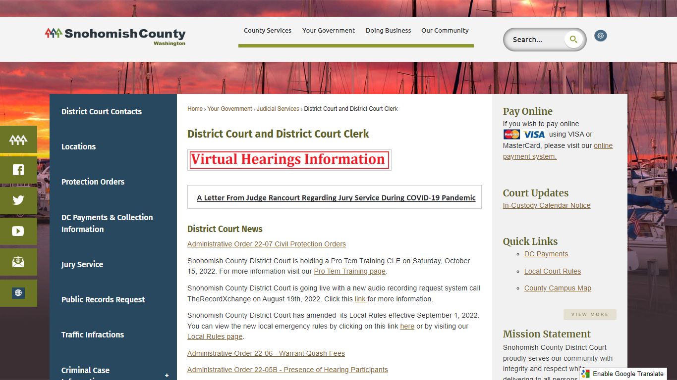 District Court and District Court Clerk | Snohomish County, WA ...